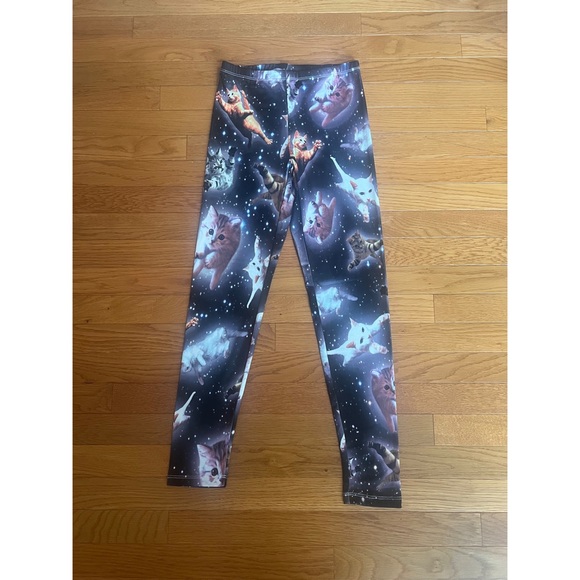 Freeze Cat Galaxy Leggings - NWT - Picture 1 of 3